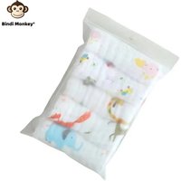 5pcs/lot Muslin 6 layers Cotton Soft Baby Towels Baby Face Towel Handkerchief Bathing Feeding Face Washcloth Wipe Burp Cloth 5pc
