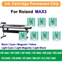 Newest Max3 Permanent Chip For Roland SP-300i BN-20 RF-640 SP-540i VS-300i RE-640 RS-640 VS-540i VS-640i XF-640 cartridge Chip