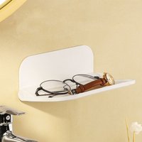 Folding storage rack for storage, bedside toilet for storing mobile phones, set-top box without punching, bathroom wall mounted
