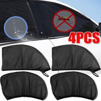 Car Window Mesh Sunshade Curtain Foldable Anti Mosquito Privacy Shield Auto Front Rear Window Sun Protection Cover