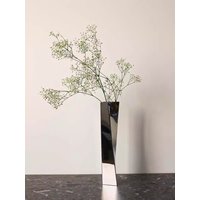 Stainless Steel Luxury Vase Metal Modern Minimalist Flower Living Room Floor Furniture Home Decor Art Aesthetic Ornaments Vase