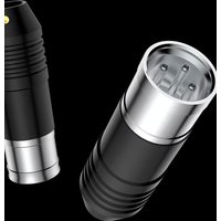 2pcs / 4pcs High-End 3-Pin XLR Audio Pure Copper Connector | Rhodium Plated Male Female Balanced Plug