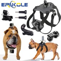 Dog Camera Harness Mount for Gopro Hero 12 11 10 9 DJI OSMO Insta360 Accessories, for Small Medium Large Dogs for Chest and Back