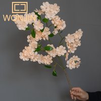 1PC Simple Cherry Blossom Simulation Fake Flower Arrangement Decoration Living Room Dining Table Decoration Indoor Bouquet