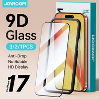 Joyroom 1/2/3pcs For iPhone 17 Pro Max HD Glass Screen Protector For iPhone 17/17Pro/17Air Full Screen Tempered Glass Protection