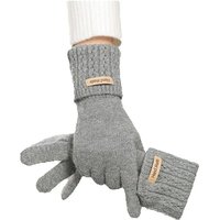 AliExpress WRELS Winter Knitted Gloves Windproof Warm Women Touch Screen Driving Gloves Thickened Elastic Anti-Cold Full Finger Cycling Gloves