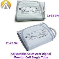 Adjustable Adult Arm Digital Monitor Cuff Single Tube Tonometer Cuff With Connector Sphygmomanometer BP Meter 22-32CM/32-42CM