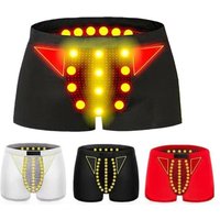 1Pcs Men Magnetic Therapy Boxer Briefs Breathable Comfortable Underwear with 22 Health Magnets for Blood Circulation L-6XL Size