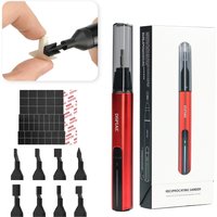 Mini ponceuse à mouvement alternatif USB, outil de polissage et de ponçage électrique portable avec 3 têtes de papier abrasif autocollantes