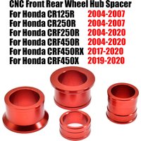 For Honda CR125R CR250R CRF250R CRF250X CRF450R CRF450X CR CRF 125 250 450 Motorcycle Front Rear Wheel Hub Spacer Fork Bushing