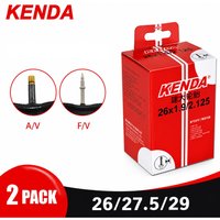 AliExpress Kenda 2PCS KENDA Bicycle Inner Tube 26 27.5 29 Inches 1.5/1.75 1.9/2.125 1.9/2.3 2.3/2.4 AV FV MTB Bike Tire Butyl Rubber Inner Tube