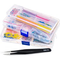 Kit de câbles de raccordement pour planche à pain sans soudure en forme de U-140/560/840 pièces avec pincettes antistatiques ESD-10 pour carte de Circuits PCB