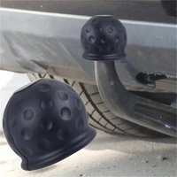 1PCS Trailer Ball Cover Protector - Universal Rubber Tow Hitch Ball Cap, Dustproof Waterproof Trailer Coupling Protector
