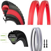 Tire Insert, No Flat Bike Tire Liner, Puncture Bicycle Tube Protector Flats Thorns Goatheads Compatible Mountain road