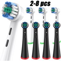 NEW Replacement Toothbrush Heads Pack Compatible with Oral B iO Series 2/3/4/5/6/7/8/9/10/7G - Set of 2/4/8
