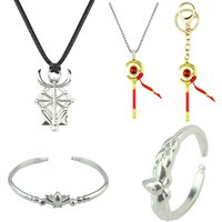 Anime Frieren Beyond Journey's End Necklace Frieren At The Funeral Frieren The Last Magician Holy Staff Pendant Elf Cosplay