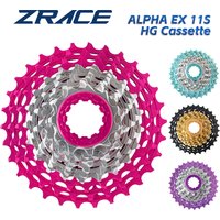 ZRACE ALPHA EX 11-Speed HG Cassette for Road, Extremely Lightweight CNC Fully Hollow and Super Light,11s Cassette