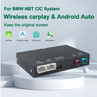 Nouveau système CarPlay sans fil Android pour BMW NBT CIC série 1 2 3 4 5 X1 X3 X4 X5 F20 F30 F31 F34 F10 F48 F25 F26 F15 F60 F10 E84