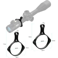 44mm/45mm Switch View Throw Lever Ring Scope Mount 48mm Diameter Magnification Adjustment Hunting Riflescope Accessories