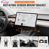 For Tesla Model 3 Y Highland Juniper 2021-2026 Screen Swivel Mount 4 Directions Tilt Rotating Bracket Dashboard Parts Adjustable