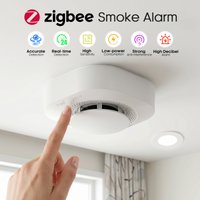 4 / 6 / 8 / 12 Stück Tuya Zigbee Rauchmelder mit 360°-Erkennung, Echtzeitüberwachung, Alarm-App und Fernbenachrichtigung für mehr Sicherheit in Ihrem Zuhause