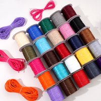 10m 0.5/0.8/1.0/1.5/2.0/2.5m Korean Wax Cord Polyester Thread Assorted Colors For DIY Necklace Macrame Bracelet Jewelry Making