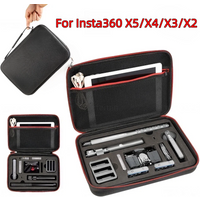 X5/X4/X3/X2 Storage Bag Portable Carrying Case Protective Box For insta360 X5 X4 X3 ONE X2 Action Camera insta 360 Accessories