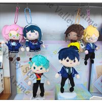 Genuine Anime Alien Stage MiZi Sua Till Ivan Luka Hyuna Cosplay Art Institutions Fluffy Maumet Pendant Cartoon Keychain Keyring