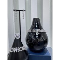 IN JEWELIFE 00104 Choker Necklace Sets for Women Cubic Zirconia Bridal Jewellery Set Dubai Saudi Party Engagement Accessory