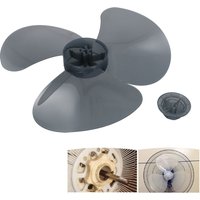 12inch 3 Leaves Plastic Fan Blade For Standing Pedestal Floor Wall / Table Cooling Fan Transparent White Black Fan Blade
