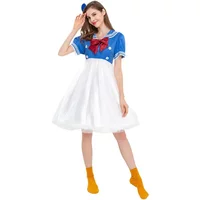 Halloween Amusement Park Kawaii Cartoon Duck Cosplay Costume Carnival Masquerade Party Navy Sailor School Fancy Dress