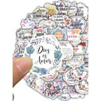AliExpress 50PCS Spanish Motivational Text Stickers Motivational Waterproof Bicycle Stationary Scrapbooking Study Luggage Art Stickers