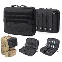 Outdoor Tactical Medical Pouch Portable MOLLE Waist Bag Utility Organizer for Camping Hiking Travel Car