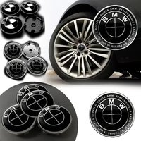 4Pcs 56mm 68mm ABS Car Wheel Center Caps Black Badge For BMW E39 E46 E90 E60 E87 F20 F30 F15 F16 G20 E34 E36 E39 E38 Z3 Z4 M3 M5