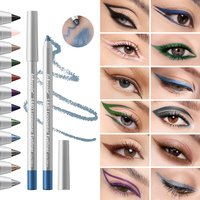 Wonder Eyeliner Pencil 1440 Longwear Deep Black Eyeliner Pencil Waterproof Sharpenable & Smudge Proof Long-lasting Color Lock