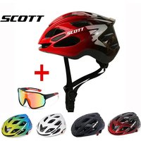AliExpress Scott cycling Helmet for man women with 18 Vent Holes, Adjustable Strap & EPS Foam, CPSC/CE Certified for Road Bike MTB Commu