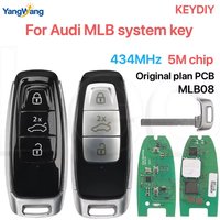 YW for Audi MLB A6 A7 A8 S RS (2018-2024) Keyless Go Smart Key 4N0959754EG/CL/EN/DP/CH/CQ/DR/BC 434MHz 5Mchip Original Lian PCB