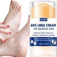 GSWP 60% Urea Foot Cream,Hydrating Formula with Salicylic Acid, Jojoba & Aloe Vera,for Dry Cracked Skin.40g/80g