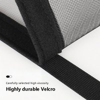 Black mosquito net mesh, mosquito and fly proof window mesh, polyester fiber material, door curtain gauze, window protection....