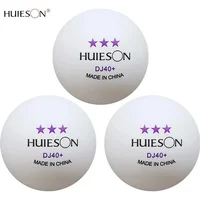 Huieson Premium-Qualität 3-Sterne-ABS-Tischtennisbälle DJ40 + 2,8 G 40 mm + Drei-Sterne-Tischtennisbälle für das Clubtraining