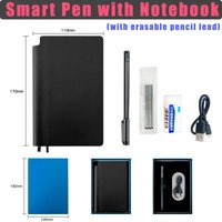 Bluetooth Digital NoteBook Smart Sync Pen Diary Writing Set with Erasable Paper Refills Painting Handwriting electronic noteBook