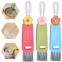 3 in 1 Cup Lid Gap Cleaning Brush, 3 Pcs Multifunctional Insulation Bottle Cleaning Tools for Bottle Gap Tight Spaces Cup