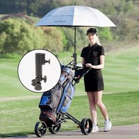 New Universal Golf Cart Umbrella Holder Adjustable Golf Trolley Umbrella StClip Buggy Baby Pram Wheelchair Umbrella Bracket