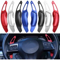 2pcs Aluminum Steering Wheel Shift Paddle Shifter Extension for Subaru Legacy WRX STI Forester impreza XV Outback accessories