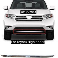 Front And Rear Bumper Grille Chrome Strip For Toyota Highlander 2012-2014