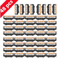 Shaving Razor 5-layer Blade Razor for Men Shaver Manual Razor Blade Kit Holder Shaving Handle Face Hair Remove Beard Compatible