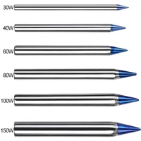 1pc Soldering Iron Tips Blue Pointed Welding Tips 30/40/60/80/100/150W External Heat Soldering Iron Lead-Free Station Solder
