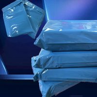 50pcs Blue Thick Polyethylene Courier Shipping Bags - Self-sealing Adhesive Waterproof Packaging Bags, Tear Resistant, Ide