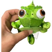 15cm Pascal Rapunzel Chameleon Plush Doll Stuffed Animals Shoulder Plush Doll Magnet Lizard With Disk Base Toy Kids Gift New