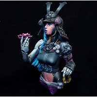 1/10 Mechanical samurai, Resin Model figure Bust, GK, Fantasy theme, Unassembled and unpainted kit